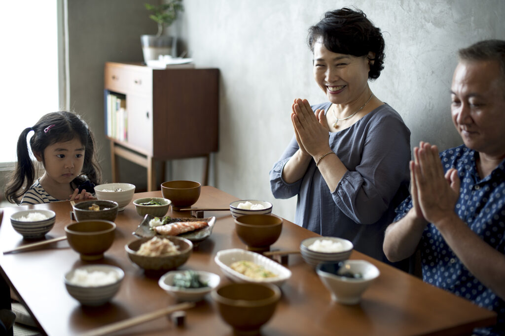 Etiqueta de comidas en Japón